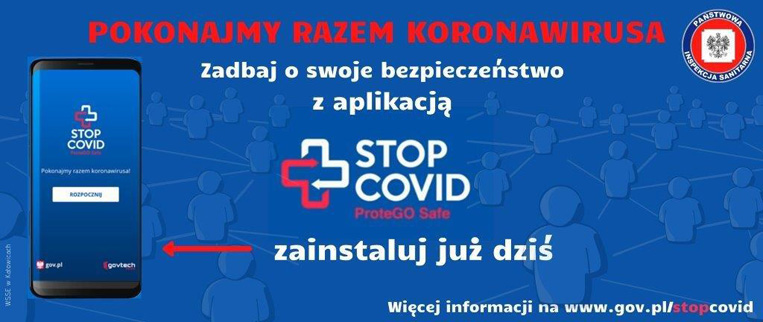 Aplikacja STOP COVID ProteGO Safe